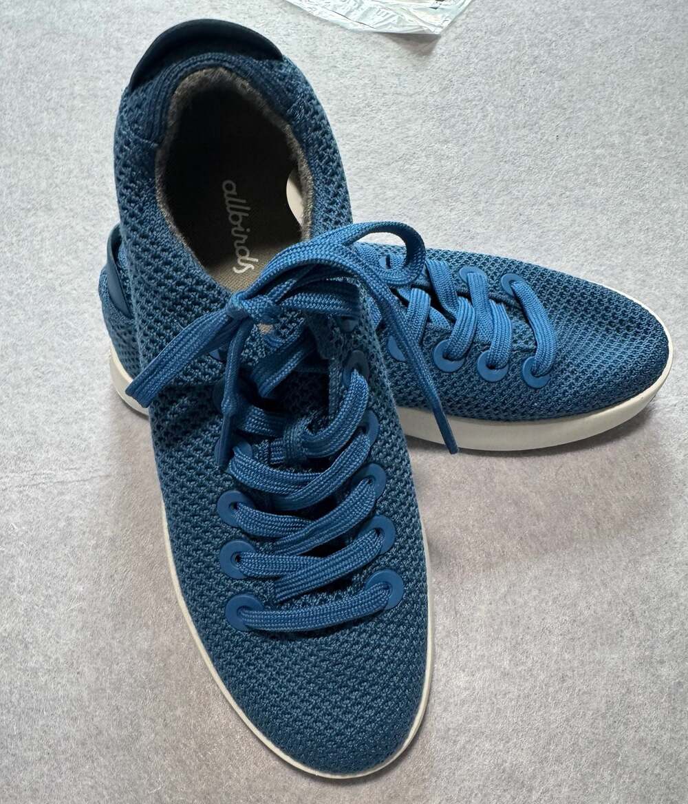 Allbirds Tree Piper Basin Blue Women's Sneakers Size US 7 NWOT